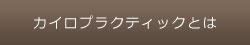 カイロプラクティックとは